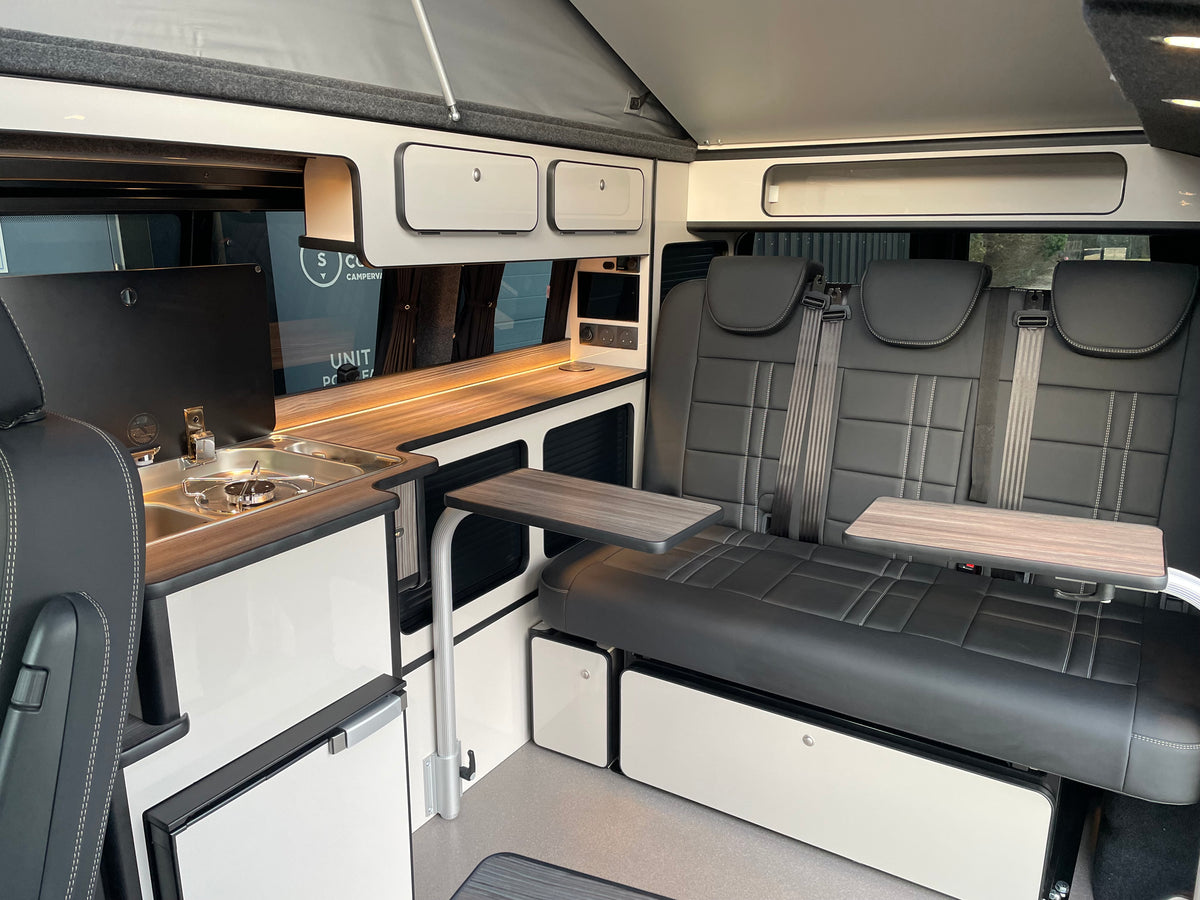 2024 VW Transporter T6.1 Pure Grey SWB Le Mans CamperKing Conversion