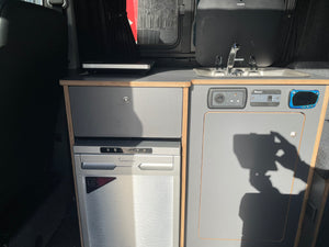 2020 VW Transporter T6.1 Candy White/blue SWB L-shape conversion