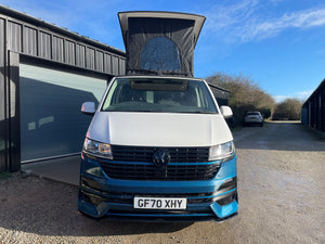 2020 VW Transporter T6.1 Candy White/blue SWB L-shape conversion