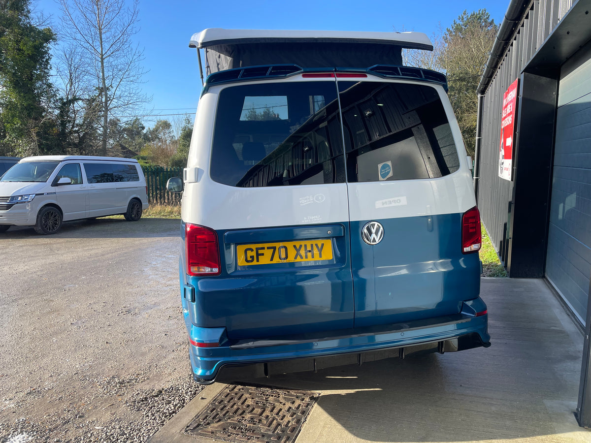 2020 VW Transporter T6.1 Candy White/blue SWB L-shape conversion