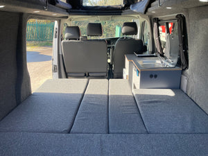 2020 VW Transporter T6.1 Candy White/blue SWB L-shape conversion