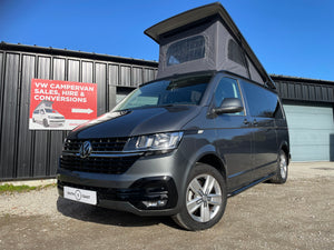 T6.1 Highline Campervan 2023 (23 plate) - Indium Grey with very low mileage RIB bed