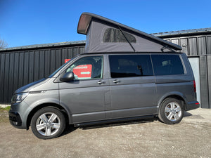 T6.1 Highline Campervan 2023 (23 plate) - Indium Grey with very low mileage RIB bed