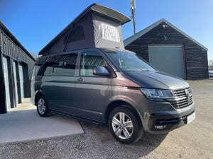 T6.1 Highline Campervan 2023 (23 plate) - Indium Grey with very low mileage RIB bed