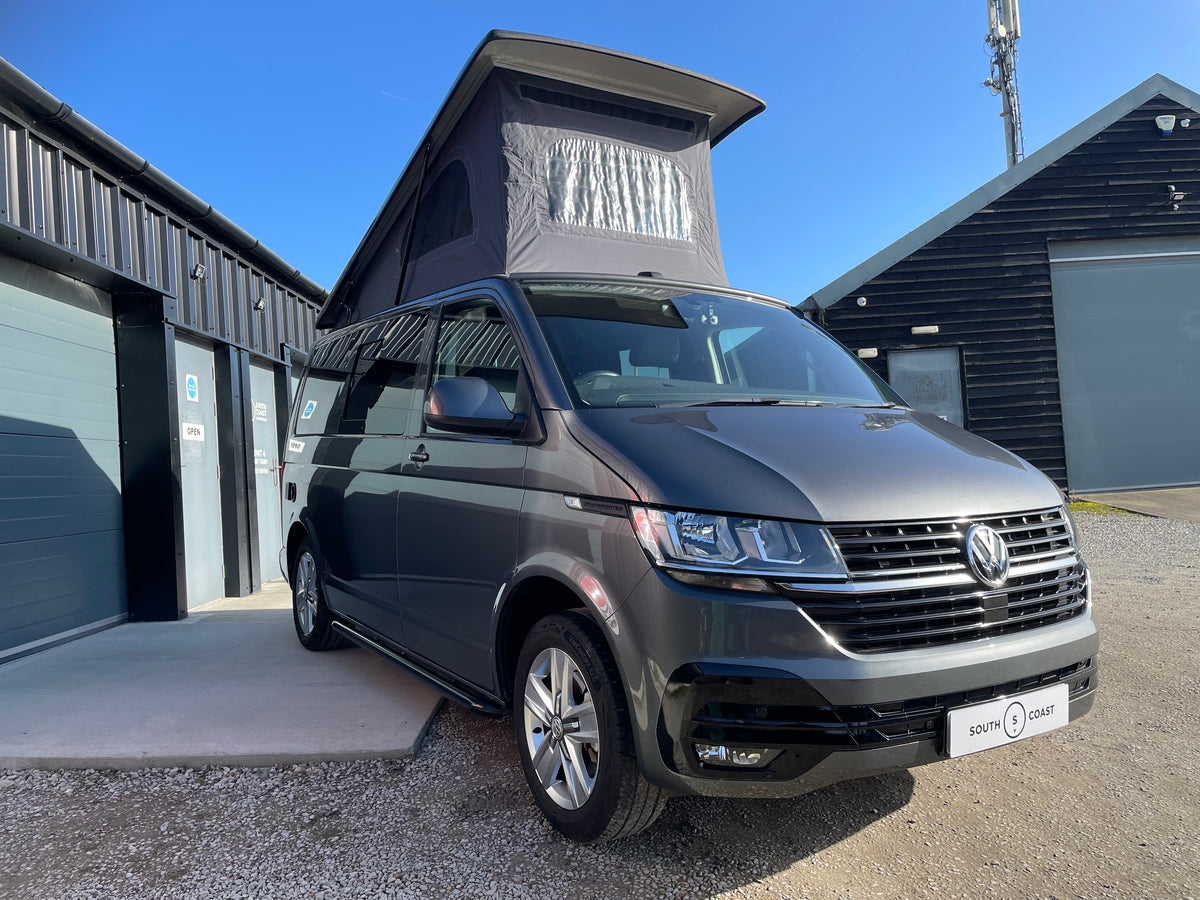 T6.1 Highline Campervan 2023 (23 plate) - Indium Grey with very low mileage RIB bed