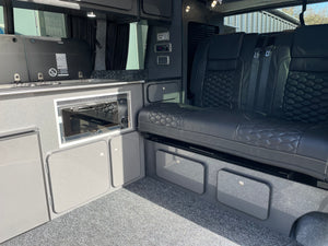 T6.1 Highline Campervan 2023 (23 plate) - Indium Grey with very low mileage RIB bed