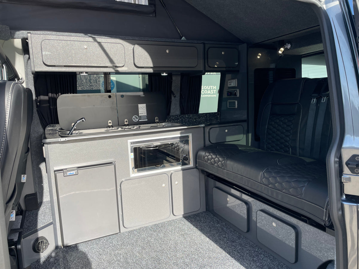 T6.1 Highline Campervan 2023 (23 plate) - Indium Grey with very low mileage RIB bed