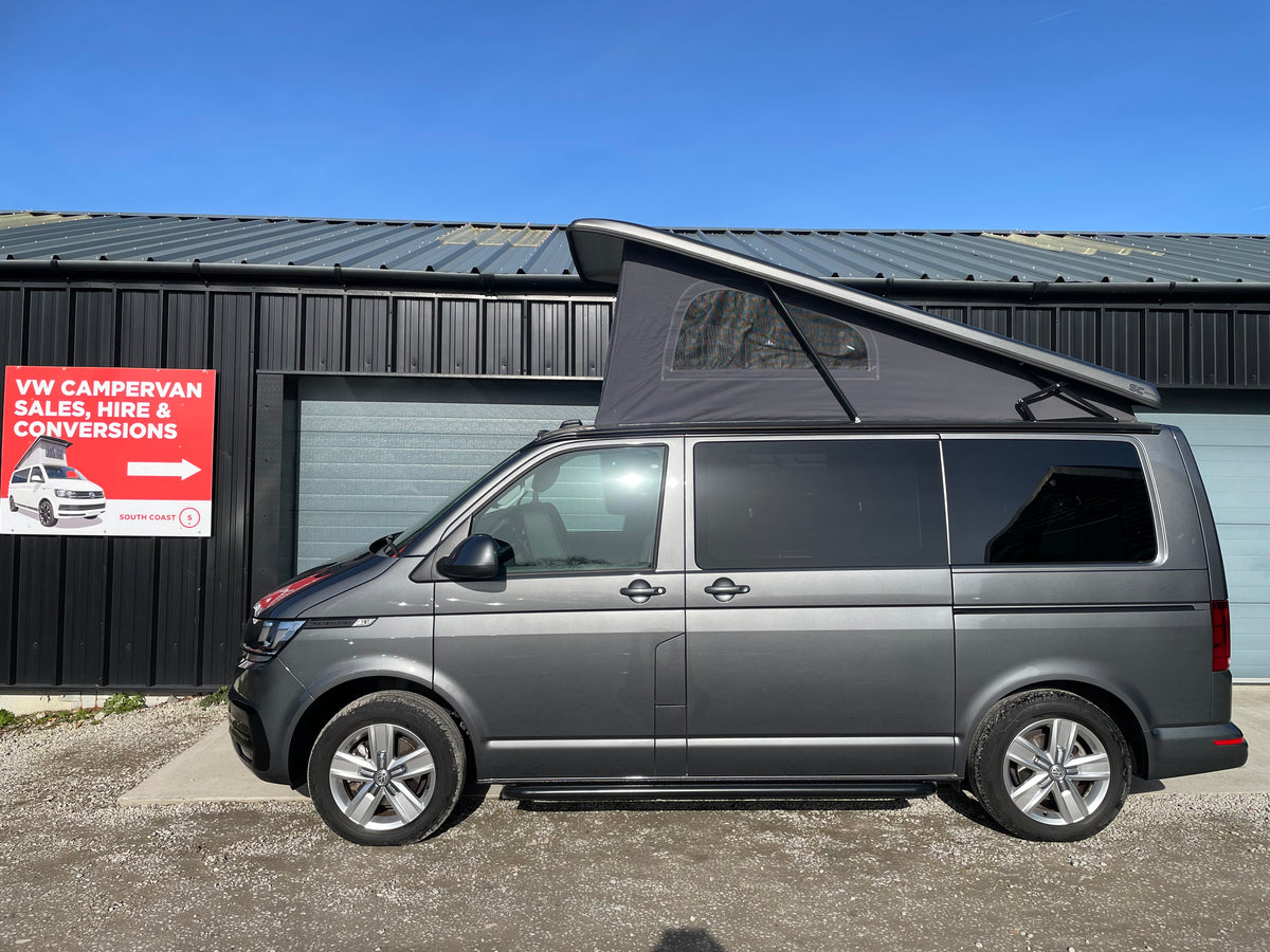 T6.1 Highline Campervan 2023 (23 plate) - Indium Grey with very low mileage RIB bed