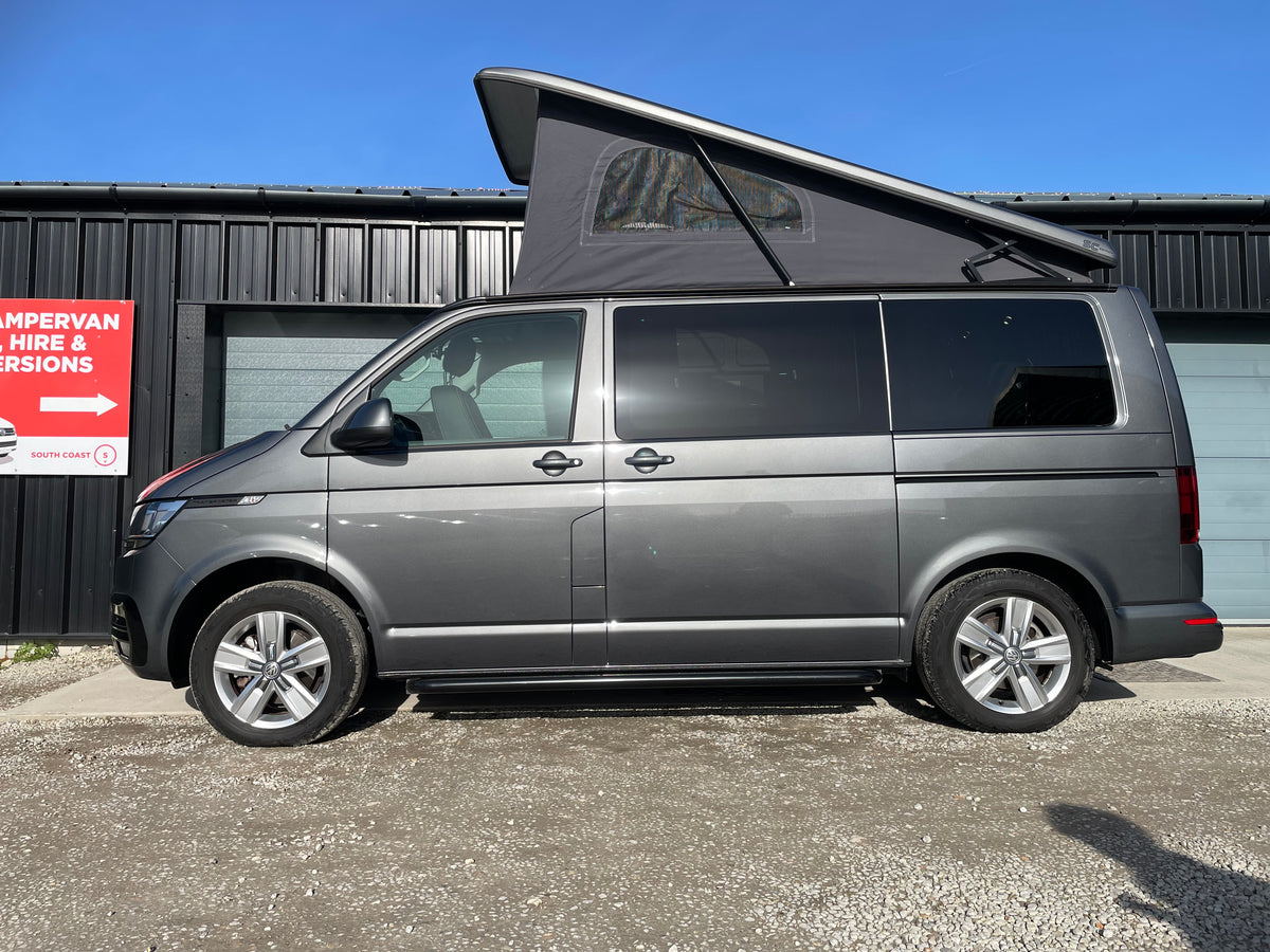 T6.1 Highline Campervan 2023 (23 plate) - Indium Grey with very low mileage RIB bed