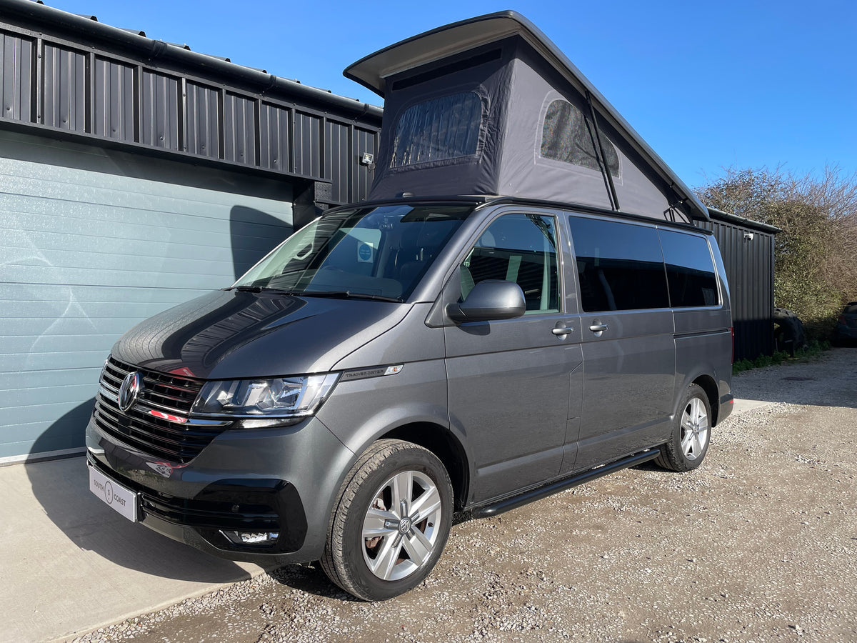 T6.1 Highline Campervan 2023 (23 plate) - Indium Grey with very low mileage RIB bed