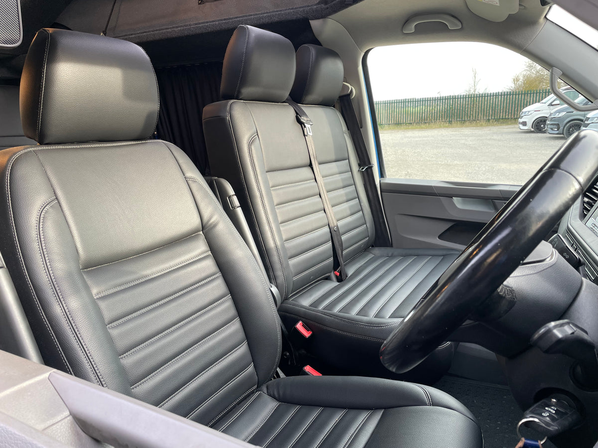 T6.1 Highline Campervan 2021 (21 plate) - Ravenna Blue with LV-S Front splitter SC conversion