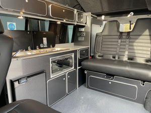 T6.1 Highline Campervan 2021 (21 plate) - Ravenna Blue with LV-S Front splitter SC conversion