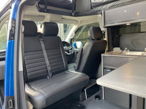 T6.1 Highline Campervan 2021 (21 plate) - Ravenna Blue with LV-S Front splitter SC conversion