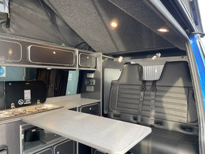 T6.1 Highline Campervan 2021 (21 plate) - Ravenna Blue with LV-S Front splitter SC conversion