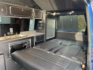 T6.1 Highline Campervan 2021 (21 plate) - Ravenna Blue with LV-S Front splitter SC conversion