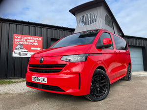 2025 VW Transporter T7 DSG Intensive Red SWB Freedom Campervan