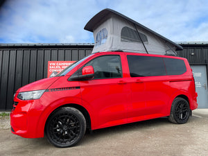 2025 VW Transporter T7 DSG Intensive Red SWB Freedom Campervan