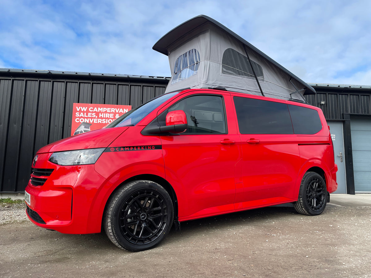 2025 VW Transporter T7 DSG Intensive Red SWB Freedom Campervan