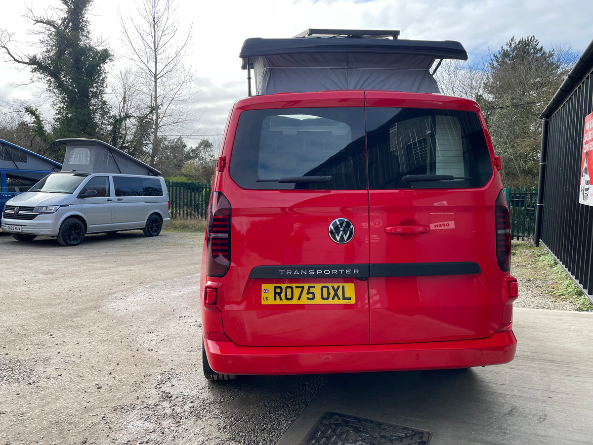 2025 VW Transporter T7 DSG Intensive Red SWB Freedom Campervan