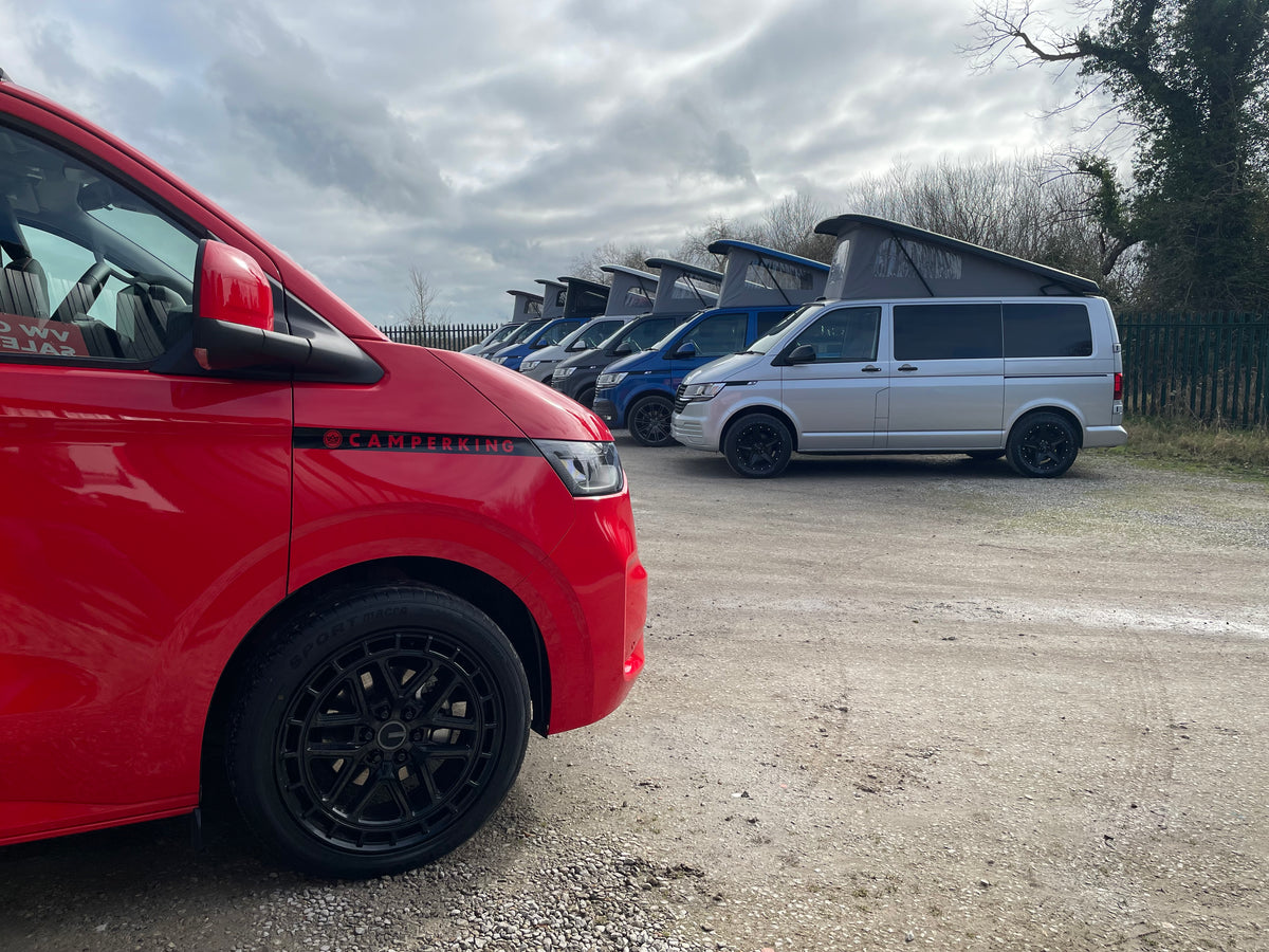 2025 VW Transporter T7 DSG Intensive Red SWB Freedom Campervan