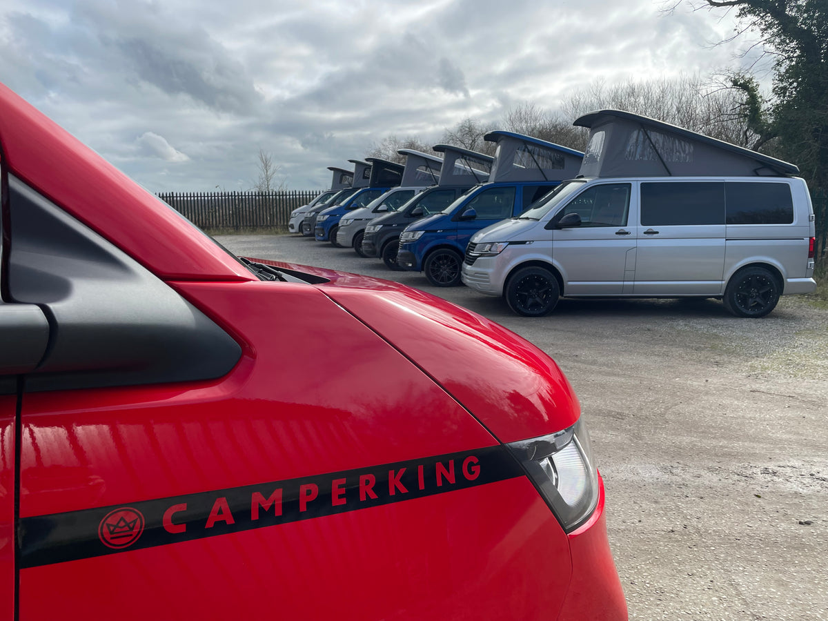 2025 VW Transporter T7 DSG Intensive Red SWB Freedom Campervan