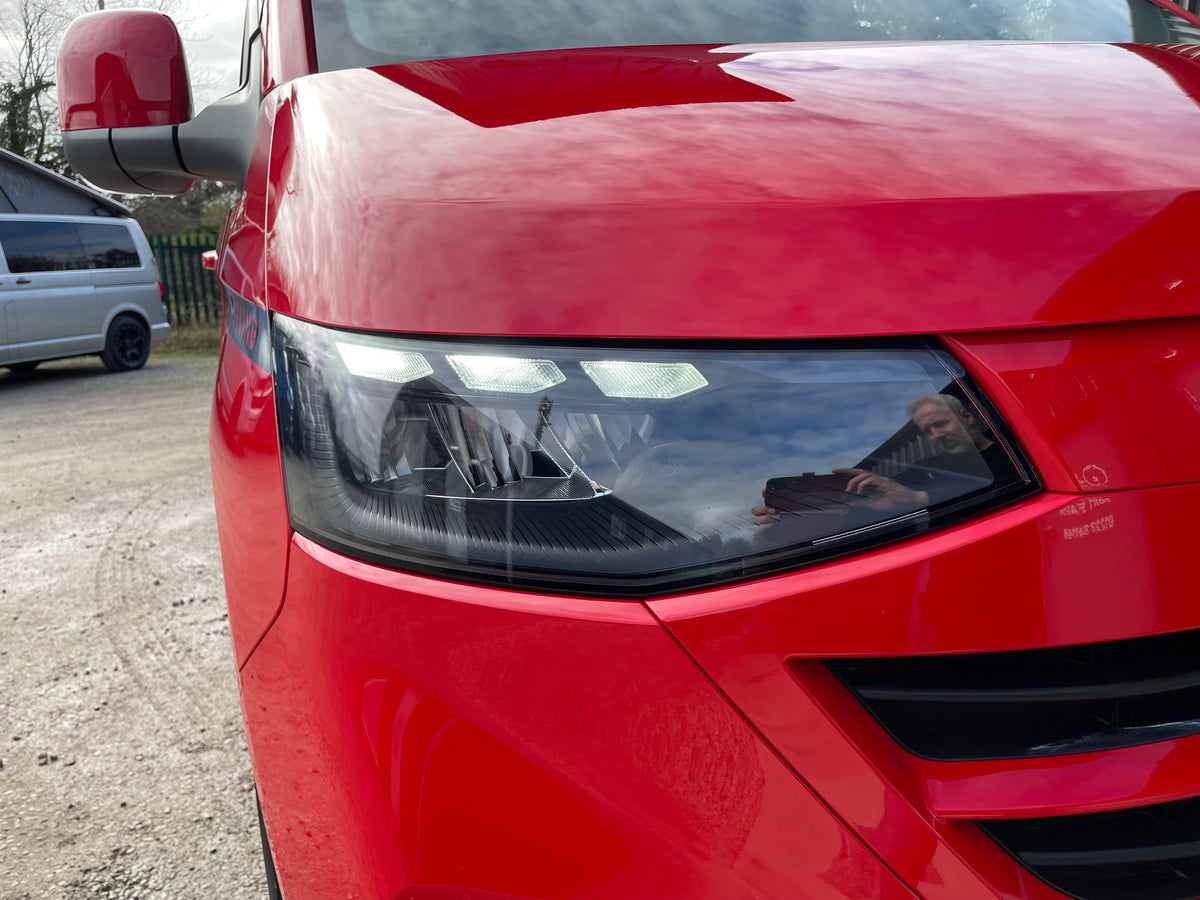 2025 VW Transporter T7 DSG Intensive Red SWB Freedom Campervan