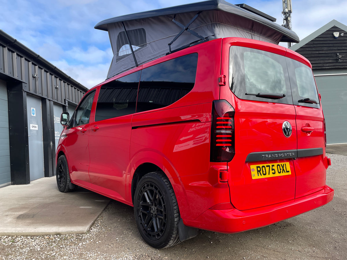 2025 VW Transporter T7 DSG Intensive Red SWB Freedom Campervan
