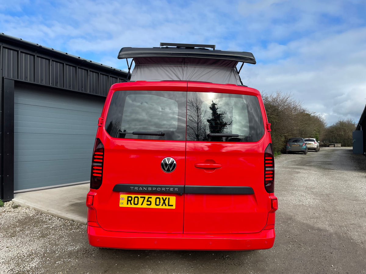 2025 VW Transporter T7 DSG Intensive Red SWB Freedom Campervan