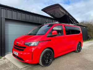 2025 VW Transporter T7 DSG Intensive Red SWB Freedom Campervan