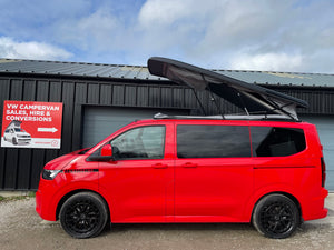 2025 VW Transporter T7 DSG Intensive Red SWB Freedom Campervan