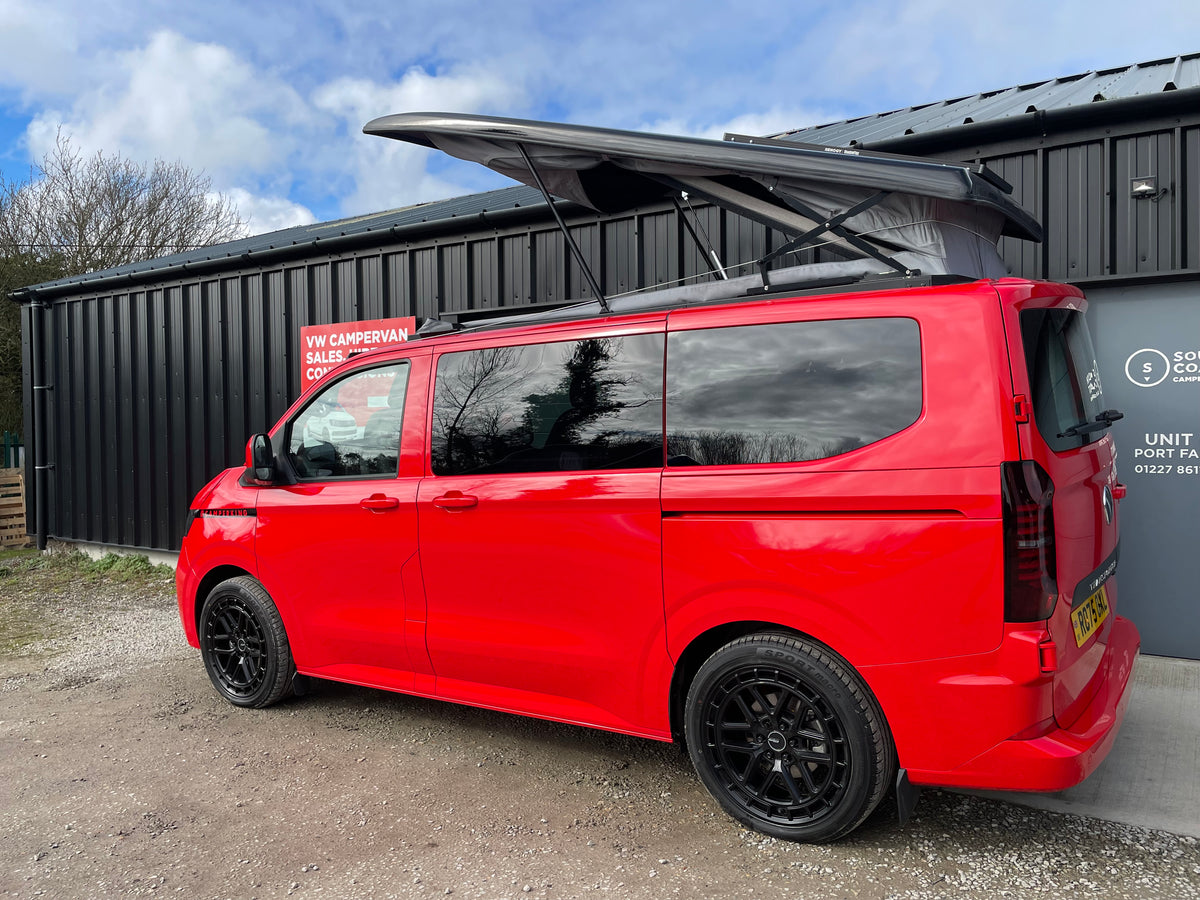 2025 VW Transporter T7 DSG Intensive Red SWB Freedom Campervan