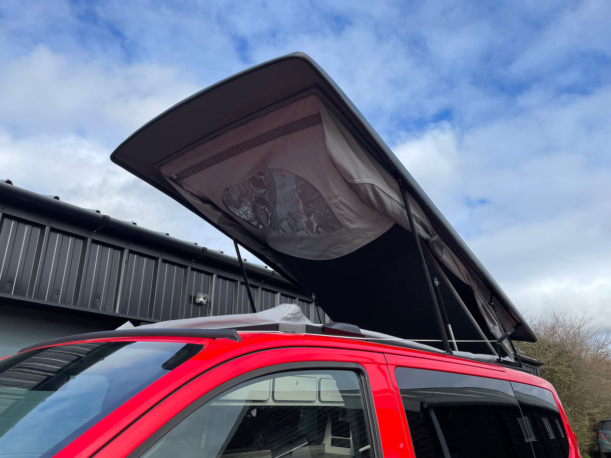 2025 VW Transporter T7 DSG Intensive Red SWB Freedom Campervan