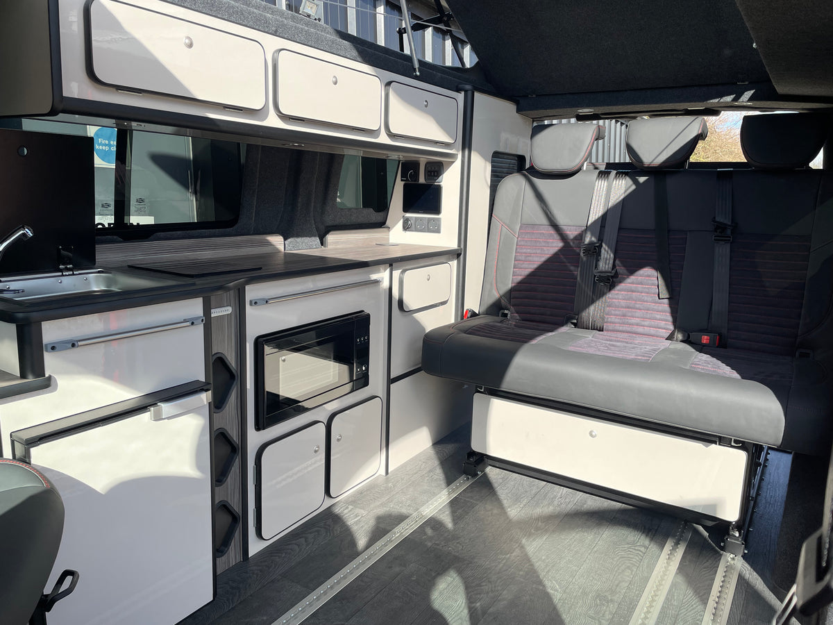 2025 VW Transporter T7 DSG Intensive Red SWB Freedom Campervan