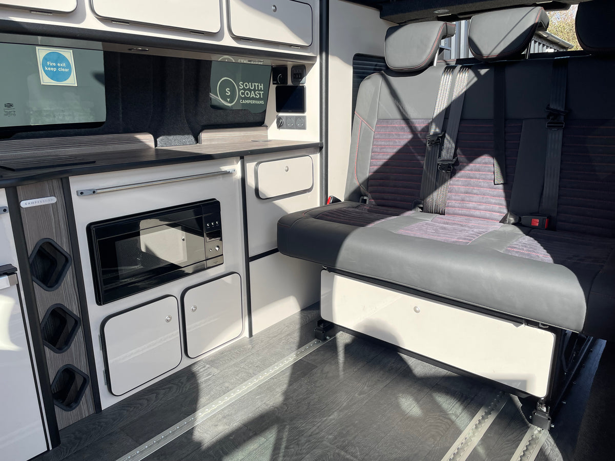 2025 VW Transporter T7 DSG Intensive Red SWB Freedom Campervan