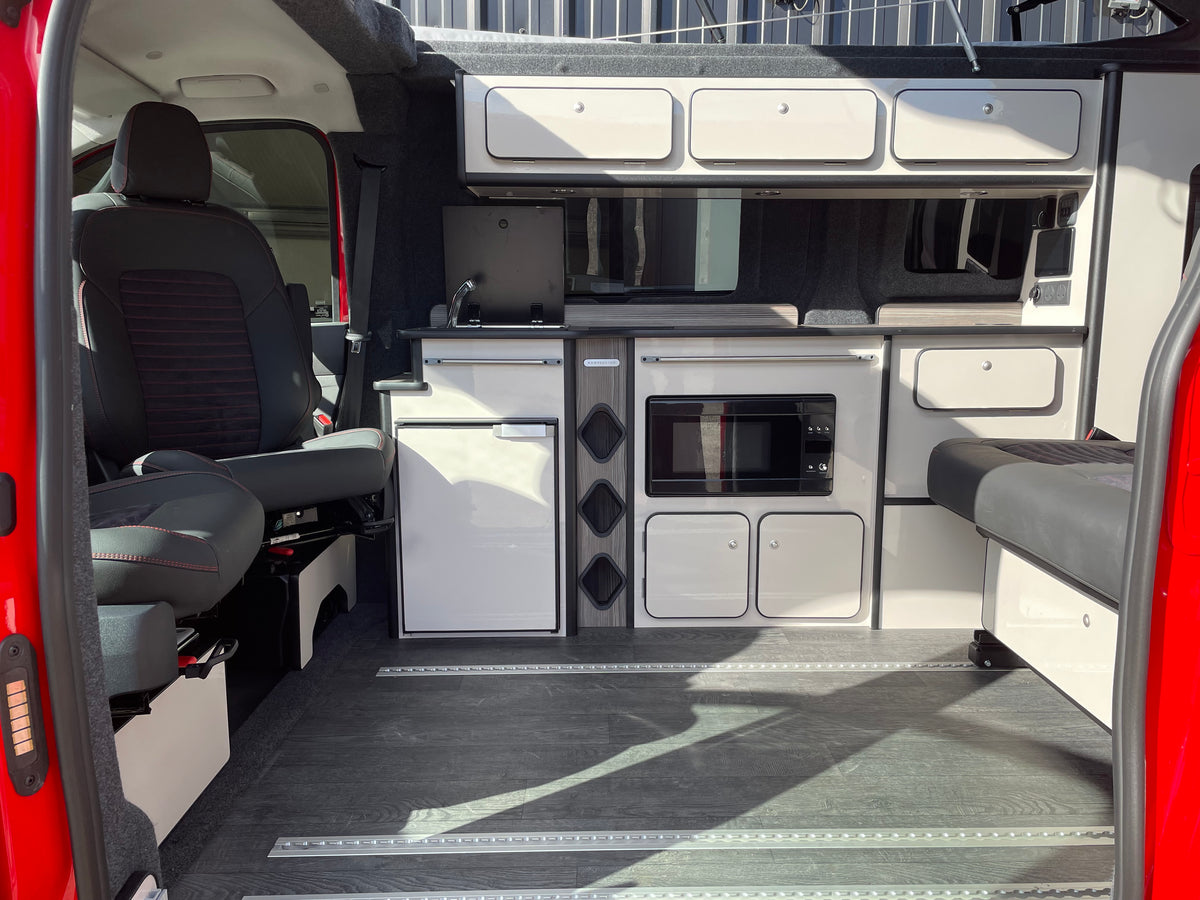 2025 VW Transporter T7 DSG Intensive Red SWB Freedom Campervan