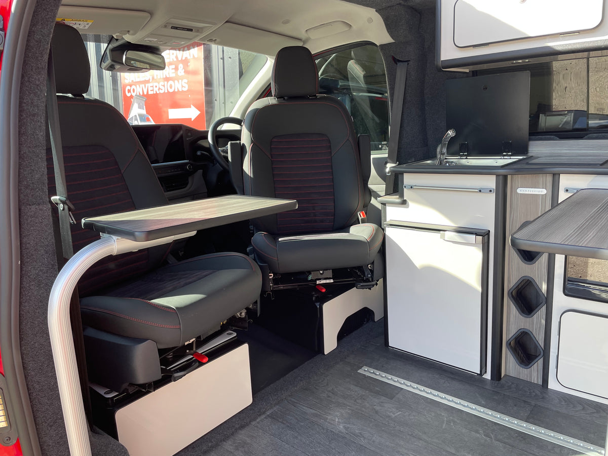 2025 VW Transporter T7 DSG Intensive Red SWB Freedom Campervan