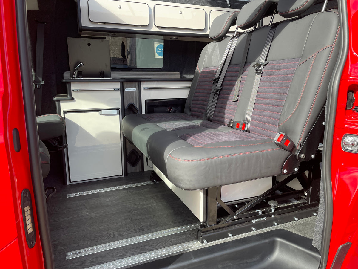 2025 VW Transporter T7 DSG Intensive Red SWB Freedom Campervan