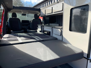 2025 VW Transporter T7 DSG Intensive Red SWB Freedom Campervan