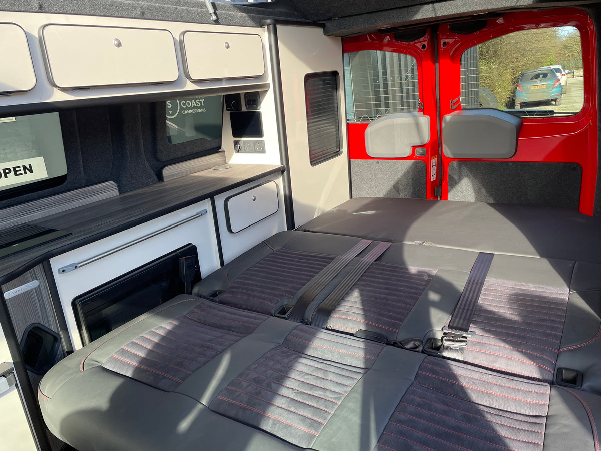 2025 VW Transporter T7 DSG Intensive Red SWB Freedom Campervan