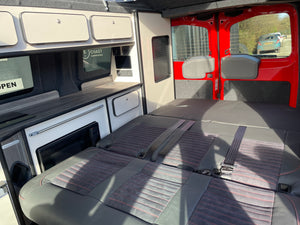 2025 VW Transporter T7 DSG Intensive Red SWB Freedom Campervan