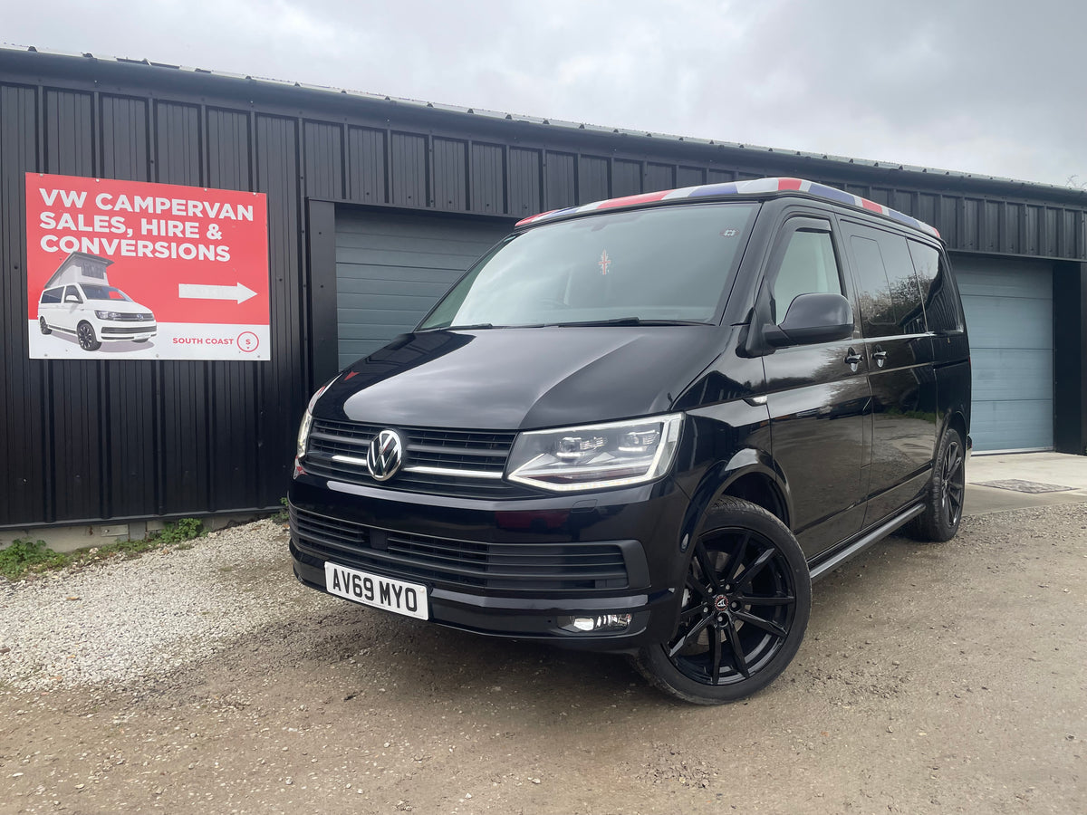 T6 Highline Campervan 2019 with Tailgate in Black - Automatic - low mileage