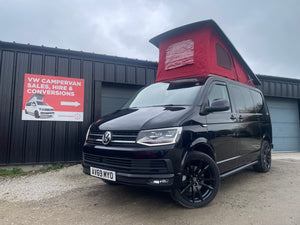 T6 Highline Campervan 2019 with Tailgate in Black - Automatic - low mileage