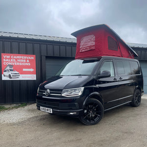 T6 Highline Campervan 2019 with Tailgate in Black - Automatic - low mileage