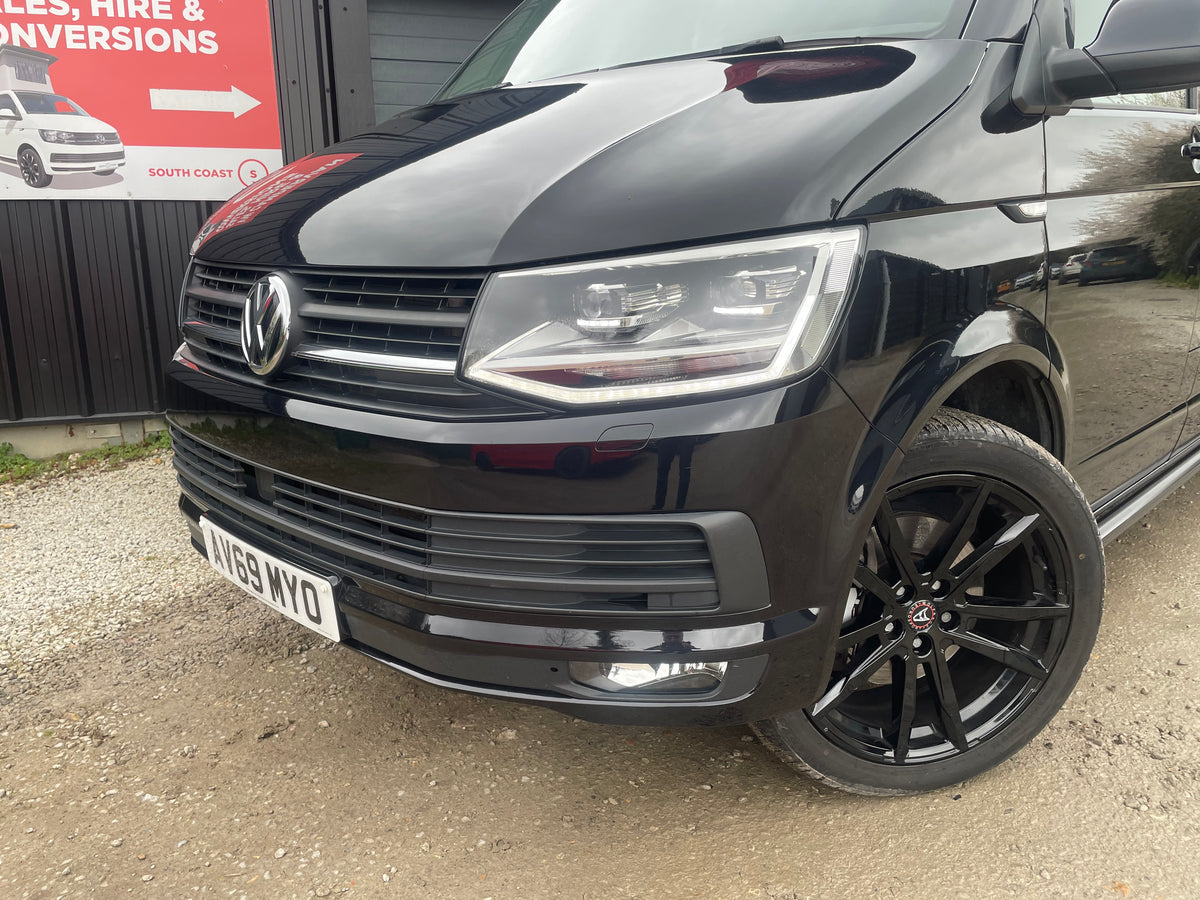 T6 Highline Campervan 2019 with Tailgate in Black - Automatic - low mileage