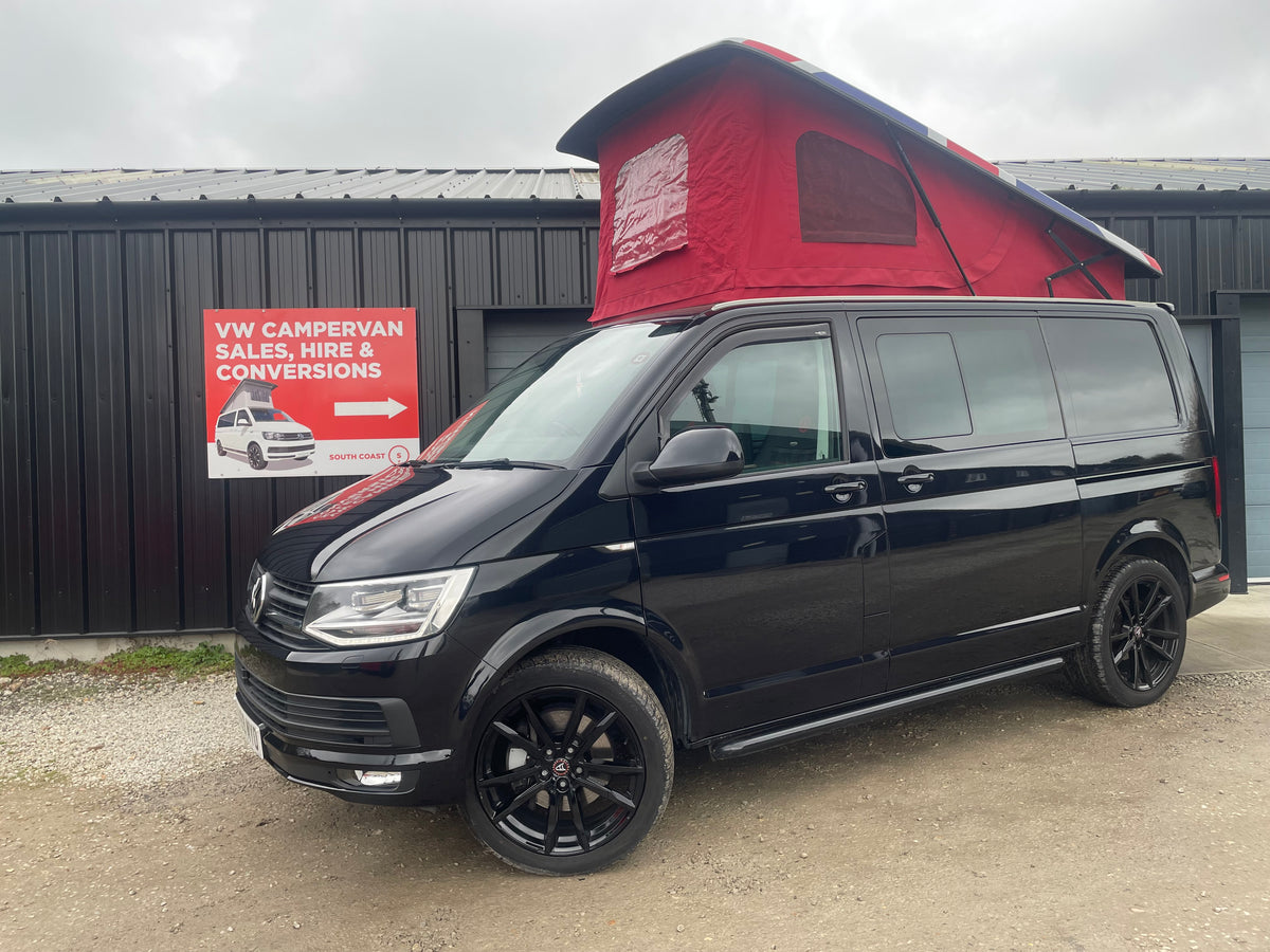 T6 Highline Campervan 2019 with Tailgate in Black - Automatic - low mileage