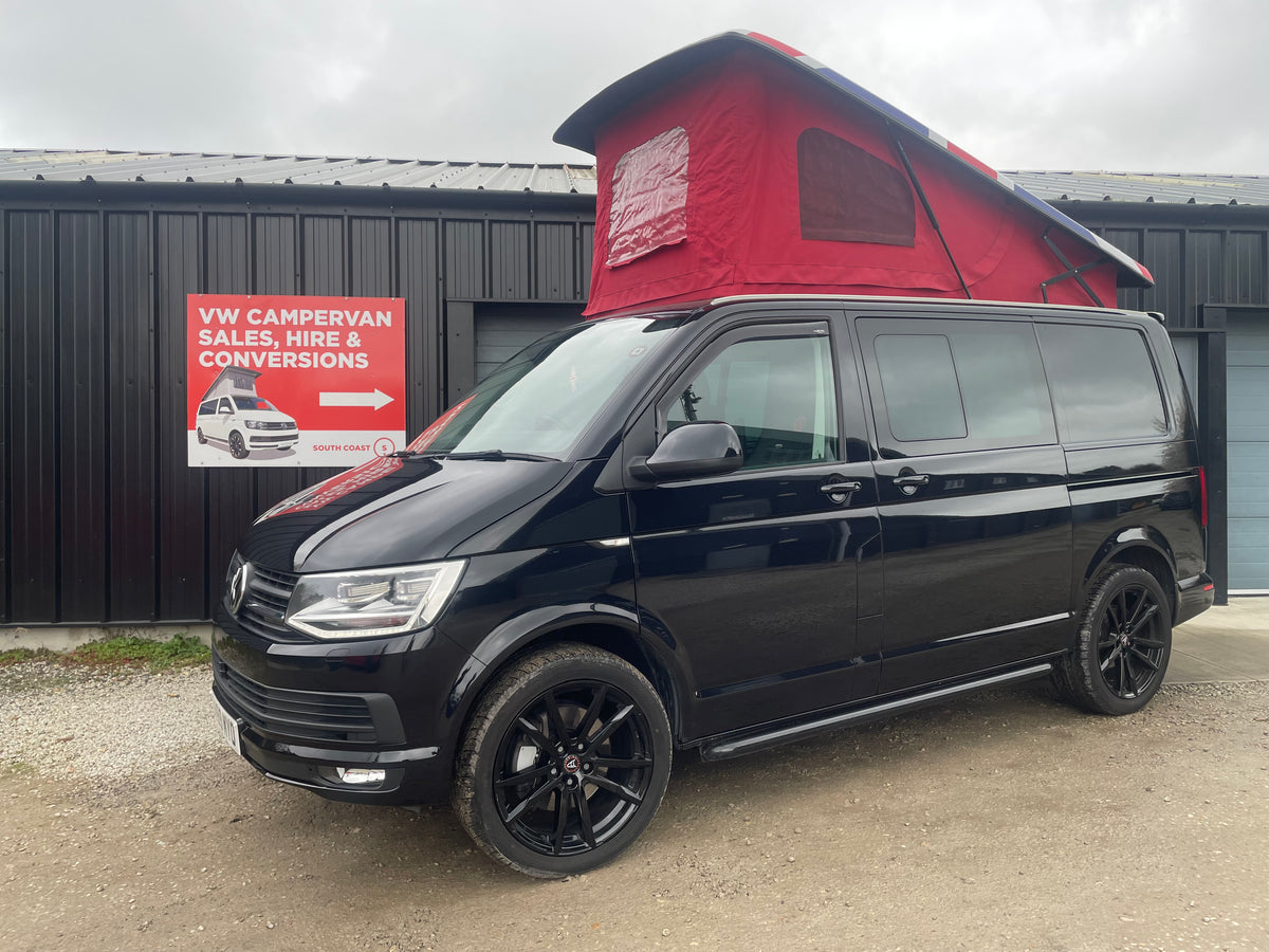 T6 Highline Campervan 2019 with Tailgate in Black - Automatic - low mileage