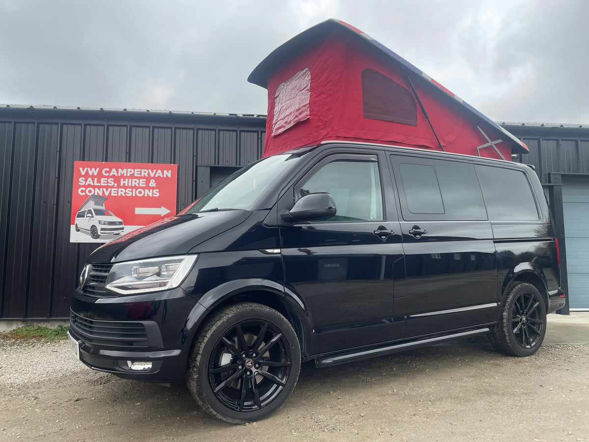 T6 Highline Campervan 2019 with Tailgate in Black - Automatic - low mileage