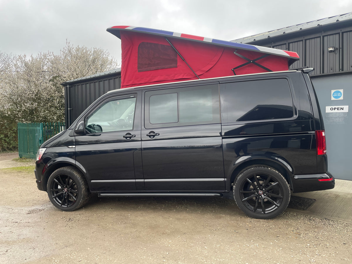 T6 Highline Campervan 2019 with Tailgate in Black - Automatic - low mileage