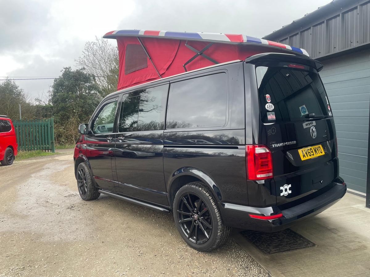 T6 Highline Campervan 2019 with Tailgate in Black - Automatic - low mileage