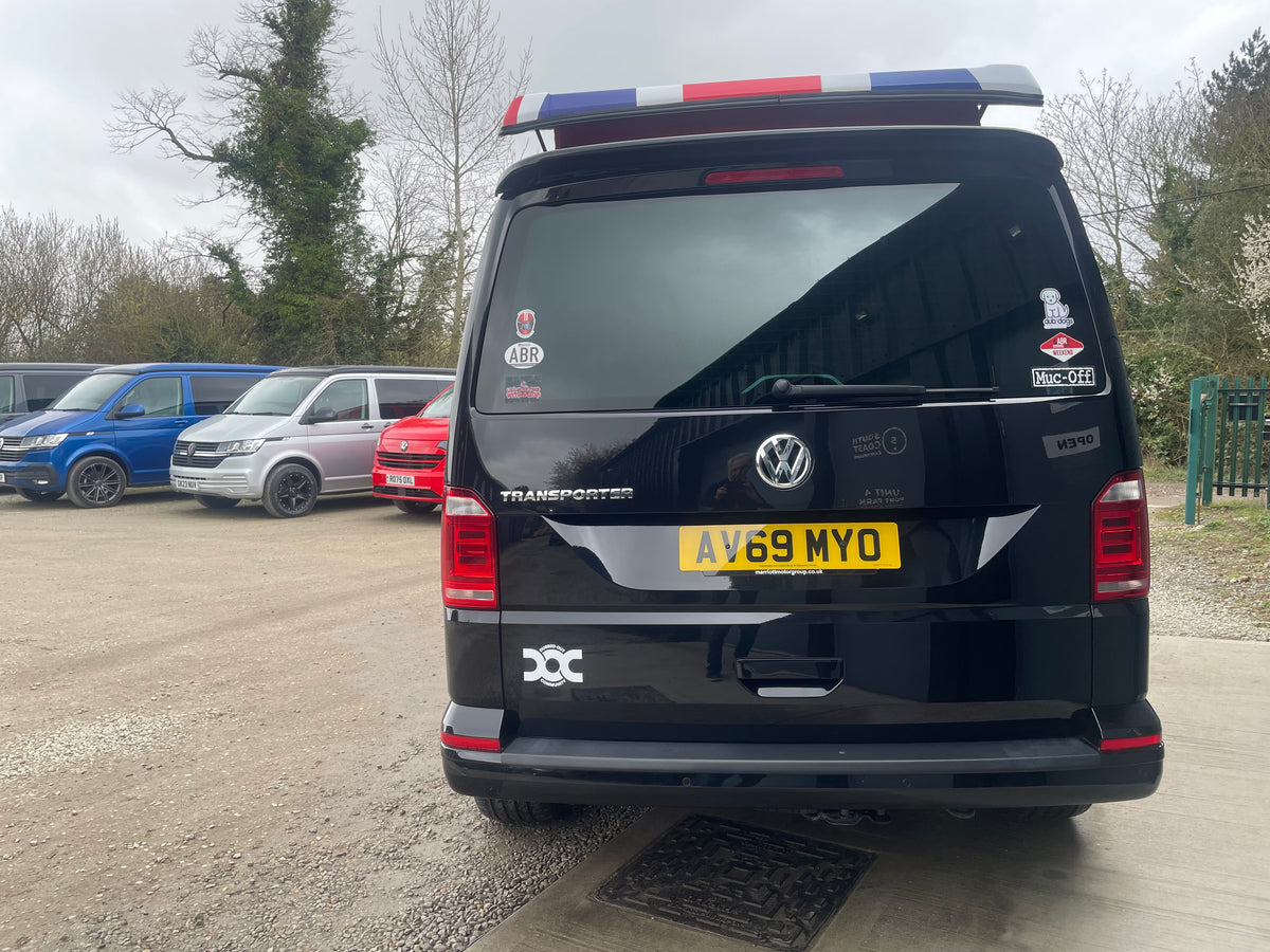 T6 Highline Campervan 2019 with Tailgate in Black - Automatic - low mileage